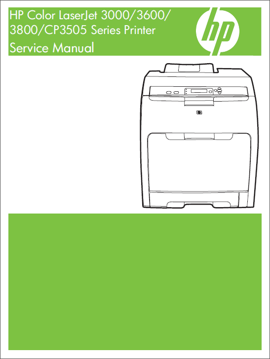 HP Color LaserJet CP3505 3000 3600 3800 Service Manual-1